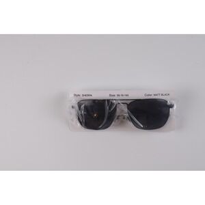 Denali Mens Sunglasses Sherpa Matt Black Solid 58-16-140 NWT